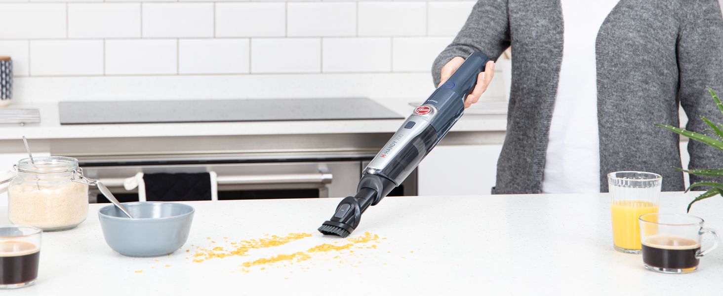 Hoover; H-HANDY 700 EXPRESS; Handheld Vacuum; Powerful; Ergonomic; 3-in-1 tool; Brush Tool