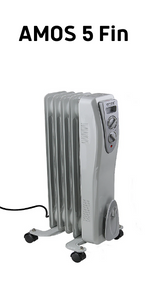 AMOS 5-FIN OIL HEATER