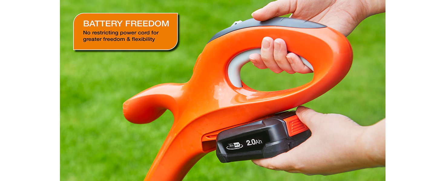 Fully interchangeable battery system. One battery fits all Power Li-NK machines.
