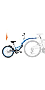 cycle trailer, taga bike, kids bike seat, toddler bike seat