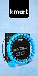 Blue Hula hoops