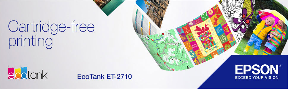 Catrridge-free printing - Epson EcoTank ET-2710