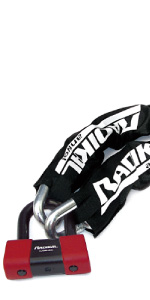 radikal, security, anti-theft, motorbike, disc, scooter, padlock, rk75120, classe sra, red, approved