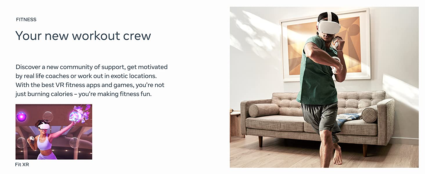 Meta Quest 2 - Fitness: Your new workout crew