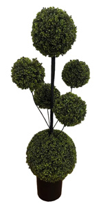 Six Sphere Boxwood Topiary Tree 4ft/120cm