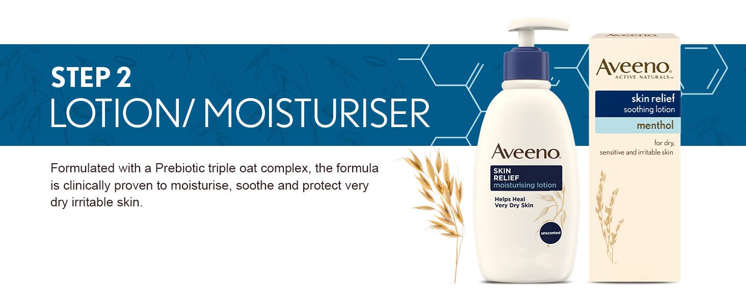 Aveeno Skin care Moisturising Lotion irritated hydration