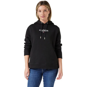 Tommy Hilfiger Women's Hoodie Hilfiger Hoodie LS Fleece Cotton Mix B0B192GDH7
