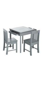 Grey table and chairs