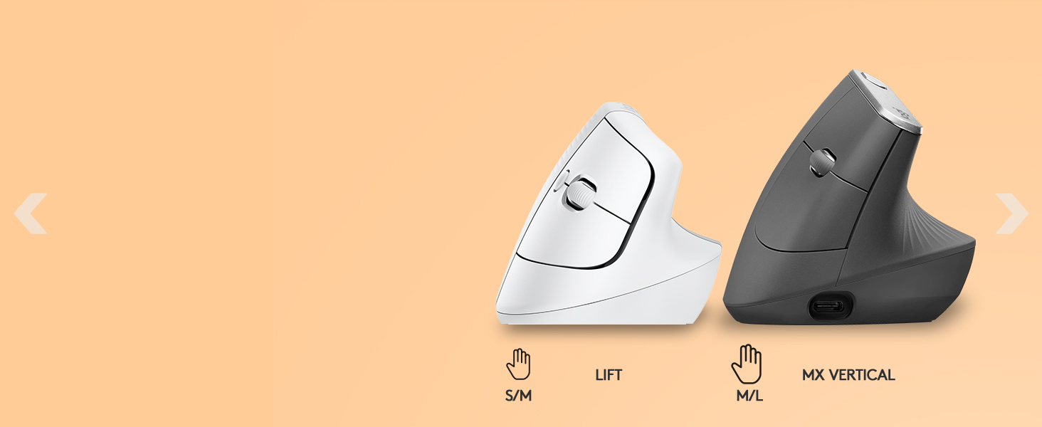 Logitech Lift Vertical Ergonomic Mouse