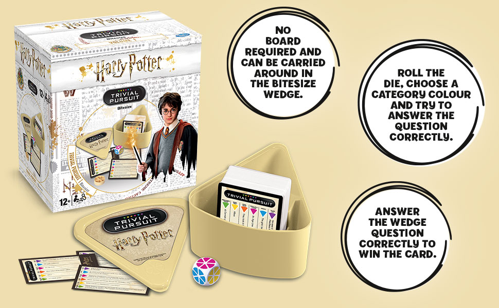 harry potter trivial board game card general knowledge trivial pursuit volume 1 2 bitesize ultimate