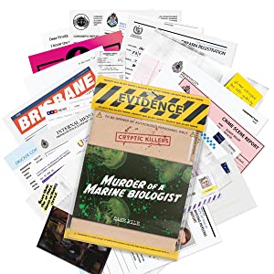 Murder Case File Mystery Folder Crime Solve Detective Game Fun Police Hunt Play Party