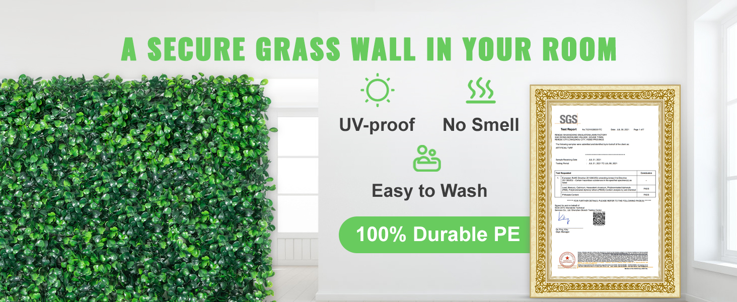 grass wall