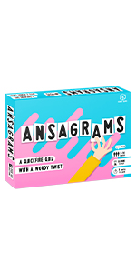 Ansagrams - Format Games Quickfire Quiz Wordy Twist Fun Family Game 3+ Players 12+ Years 30 Minutes