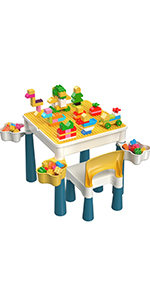 130 pcs blocks Activity Table