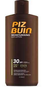 piz buin pizbuin sun cream SPF sun protection moisturising lotion