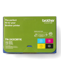 Genuine Brother TN-243CMYK value pack - Comparison