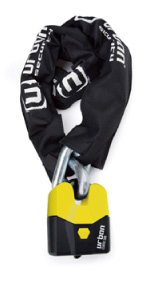 urban security, anti-theft motorbike, chain loop, scooter, padlock, homologated SRA, urban ur74120