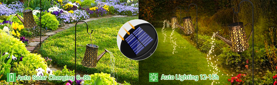 solar garden ornaments