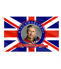 King Charles iii coronation flag