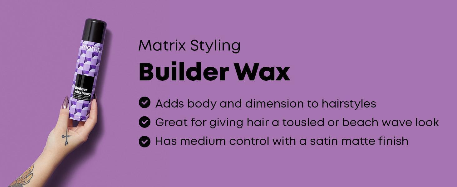 Matrix Builder Wax Styling Hair Spray
