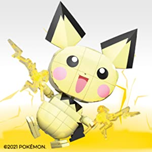 Mega Construx Pokémon Build and Show Pikachu Evolution Trio