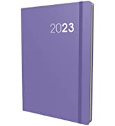 Collins Tara A5 Day to Page 2023 Diary - White (TA151.11-23) - Complete Planner, Agenda and Journal