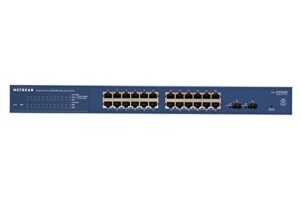 NETGEAR 26-Port Gigabit Ethernet Smart Switch (GS724Tv4) - Managed