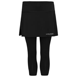 HEAD Women's Club 3/4 Tights Skort Womens Tights (Pack of 1)
