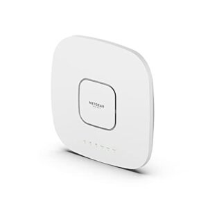 NETGEAR Wireless Access Point (WAX630) - WiFi 6 Tri-Band AX6000 Speed | Up to 600 Client Devices | 1 x 2.5G Ethernet Port | 802.11ax | MU-MIMO | Insight Remote Manageme