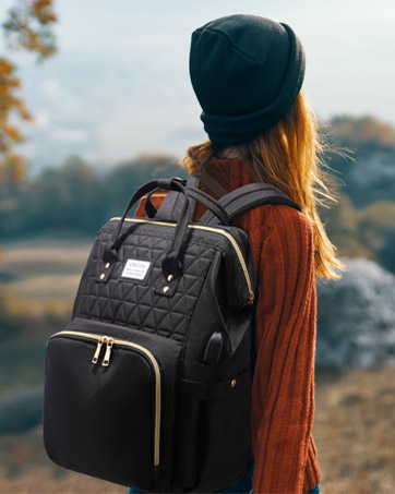 Anti-Theft Laptop Backpack, 15.6-17.3 Inch Business Laptop Rucksack Bag with USB Charging Port & ...