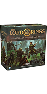 Lord of the Rings: Journeys in Middle-Earth Board Game Ages 14+ 1-5 Players 60-120 Mins Playing Time