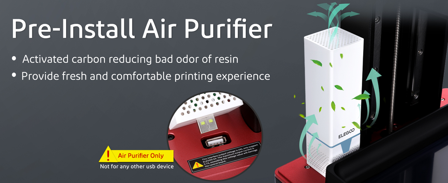 build-in air purifier