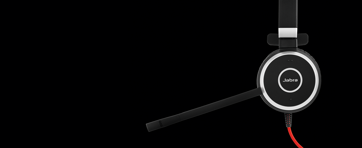 Jabra Evolve 40 UC Stereo Wired Headset / Music Headphones