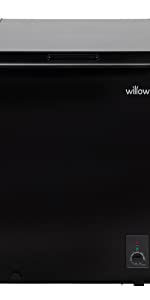 Willow Freestanding Chest Freezer Adjustable Thermostat