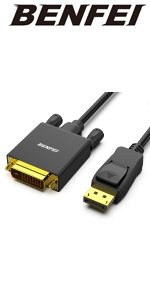 displayport to dvi cable