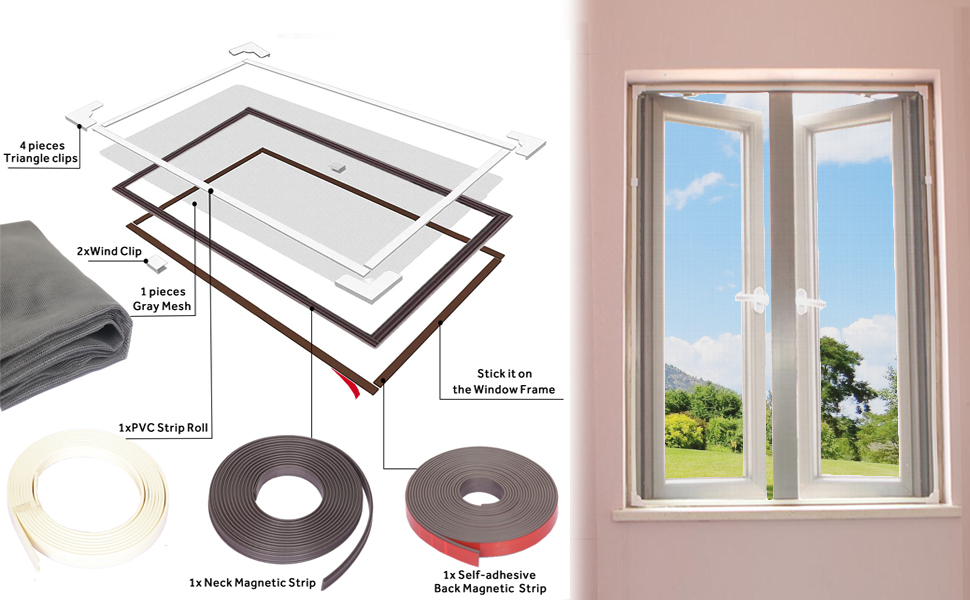 net for windows to keep bugs out