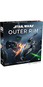 Fantasy Flight Games Star Wars: Outer Rim 1-4 Players Ages 14+ 120-180 Minutes Playing Time