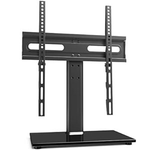 Universal TV Stand/Base Table Top TV Stand with Wall Mount for 27 to 60 inch 9 Level Height Adjustable