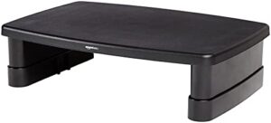 Amazon Basics Height-Adjustable Display Stand for Laptops and Monitors with Non-Skid Feet