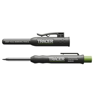 TRACER Deep Hole Construction Pencil with TRACER Site Holster (120mm