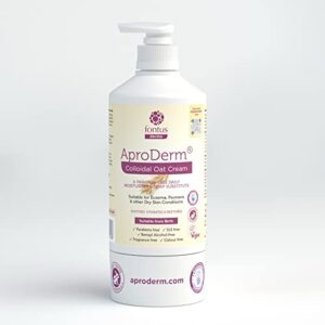 Aproderm Colloidal Oat Cream - 500ml pump - Paraffin Free Cream - Suitable for dry skin