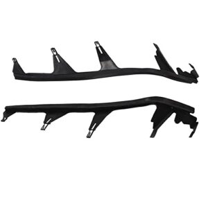 1 Pair Car Headlight Cover Gasket - 63128384490 Strong Sealing Black Rubber Flexible Replacement For 3 SERIES E46 Pre‑LCI