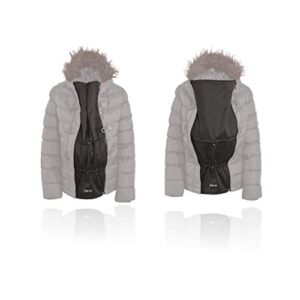 Zip Us In Maternity Jacket Expander Panel - Coat Extender to Expand Your own Jacket Through Pregnancy and for Babywearing with a Carrie