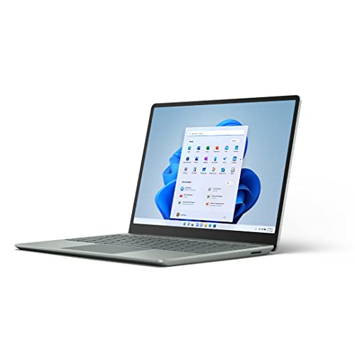 Microsoft Surface Laptop Go 2 Ultra-Thin 12.4” Touchscreen Laptop - Sage - Intel Core i5 - 8GB RAM - 256GB SSD - Windows 11 Home - 2022 model
