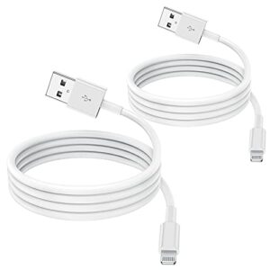 2 Pack Apple MFi Certified iPhone Charger Cable 0.3m