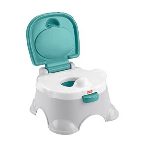 Fisher-Price 3-in-1 Toddler Potty Training Chair and Stepstool with Removable Toilet Ring and Washable Bucket
