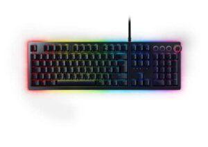 Razer Huntsman Elite (Purple Switch) - Gaming Keyboard with Opto-Mechanical Key (Multi-function Numeric Button
