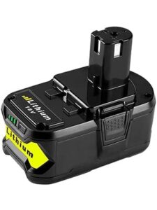 MANUFER P108 18V 5.0Ah Li-ion Replacement Battery for Ryobi 18v One Battery Compatible for Ryobi RB18L50 RB18L40 RB18L25 RB18L15 RB18L13 P102 P103 P104 P105 P106 P107