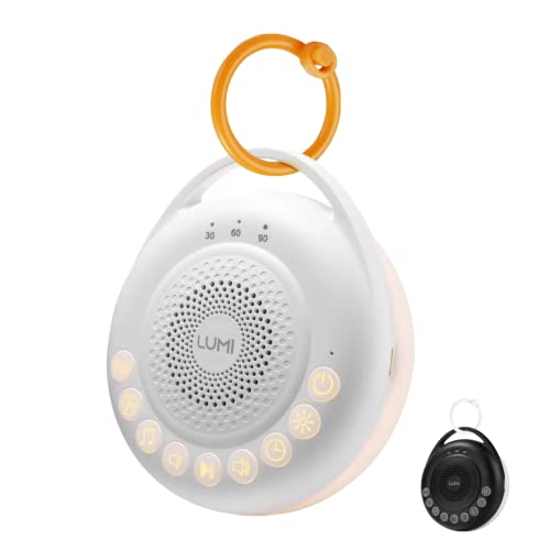 LUMI | Portable White Noise Machine | Baby Sleep Aid with 24 Sounds | White Noise Baby | 3 Lighting Modes | Memory Function | 30