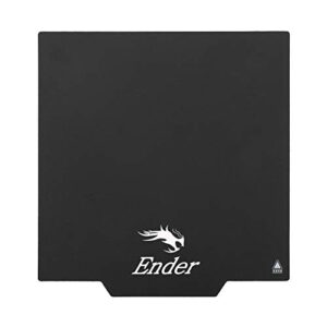 Creality Original Ultra Flexible Removable Magnetic 3D Printer Build Surface Heated Bed Cover for Ender 3 S1/Ender 3/Ender 3 pro/Ender 3 V2/Ender 5 3D Printer 235*235*1mm